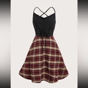 ⚡️Plaid Print Dress